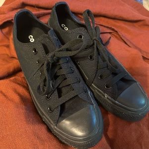 All Black Converse